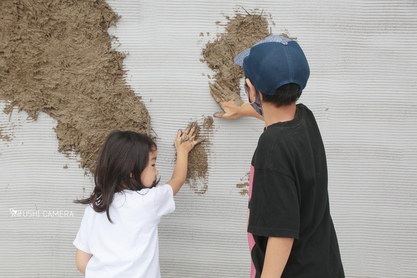 磯沼牧場の新店舗「TOKYO FARM VILLAGE」土壁塗りのワークショップ